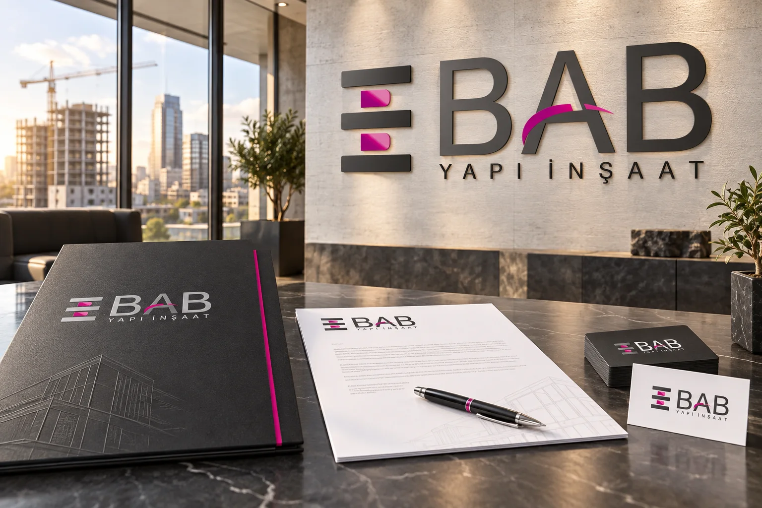 BAB Yapı İnşaat · Marka kimliği, Basılı işler