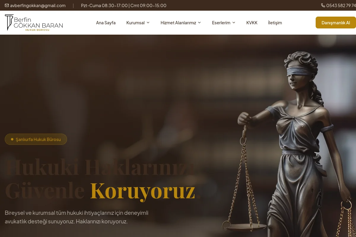 Berfin Gökkan Baran · Web sitesi