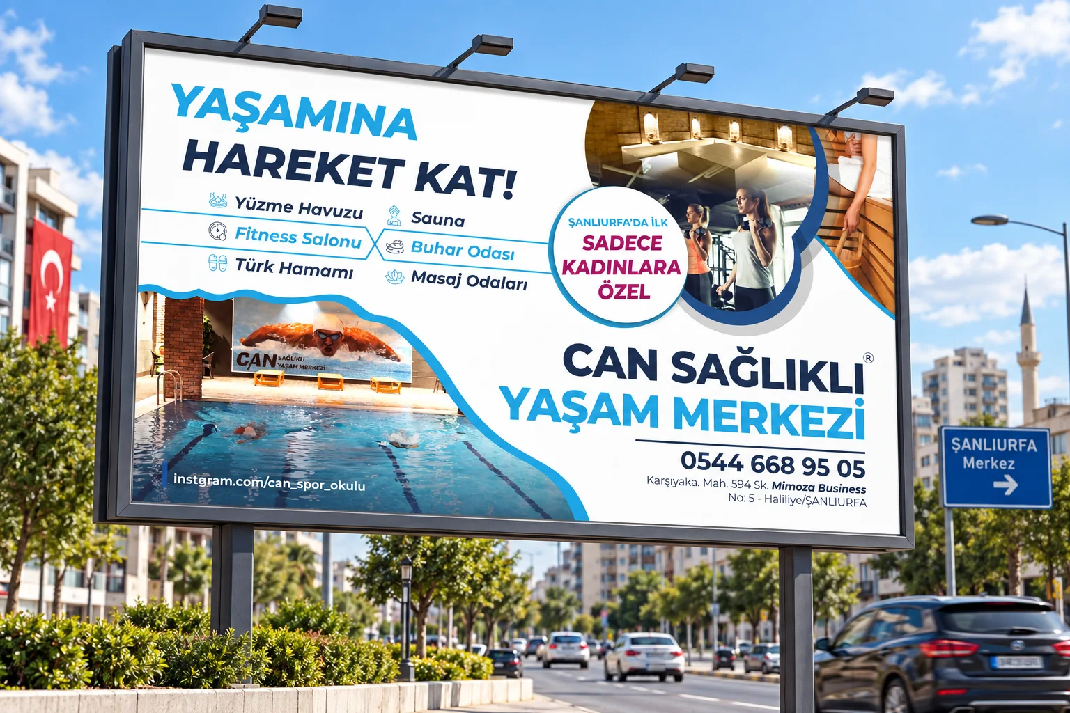 Can Sağlıklı Yaşam Merkezi · Marka kimliği, Basılı işler, Mekân & fuar