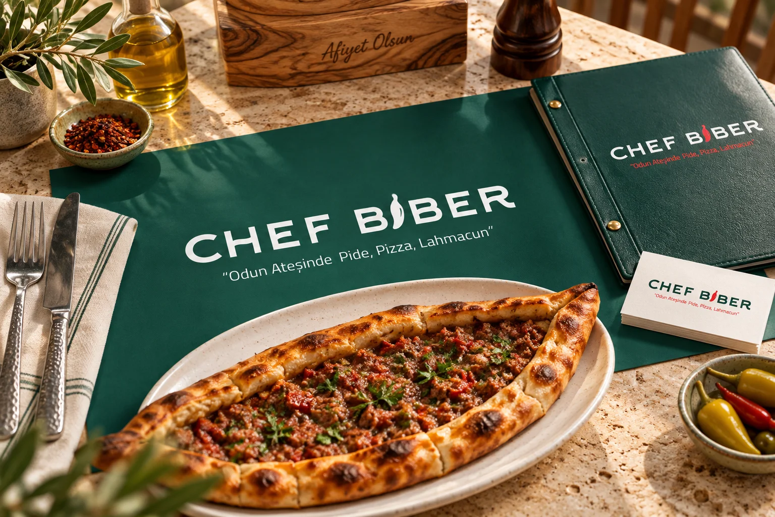 Chef Biber · Marka kimliği, Basılı işler
