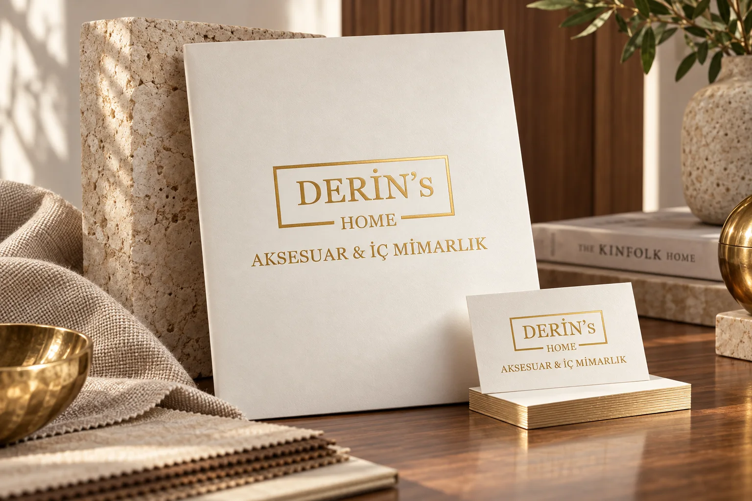 Derin’s Home · Marka kimliği, Basılı işler