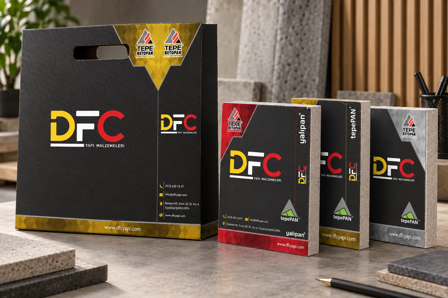 DFC Yapı Malzemeleri · Marka kimliği, Basılı işler