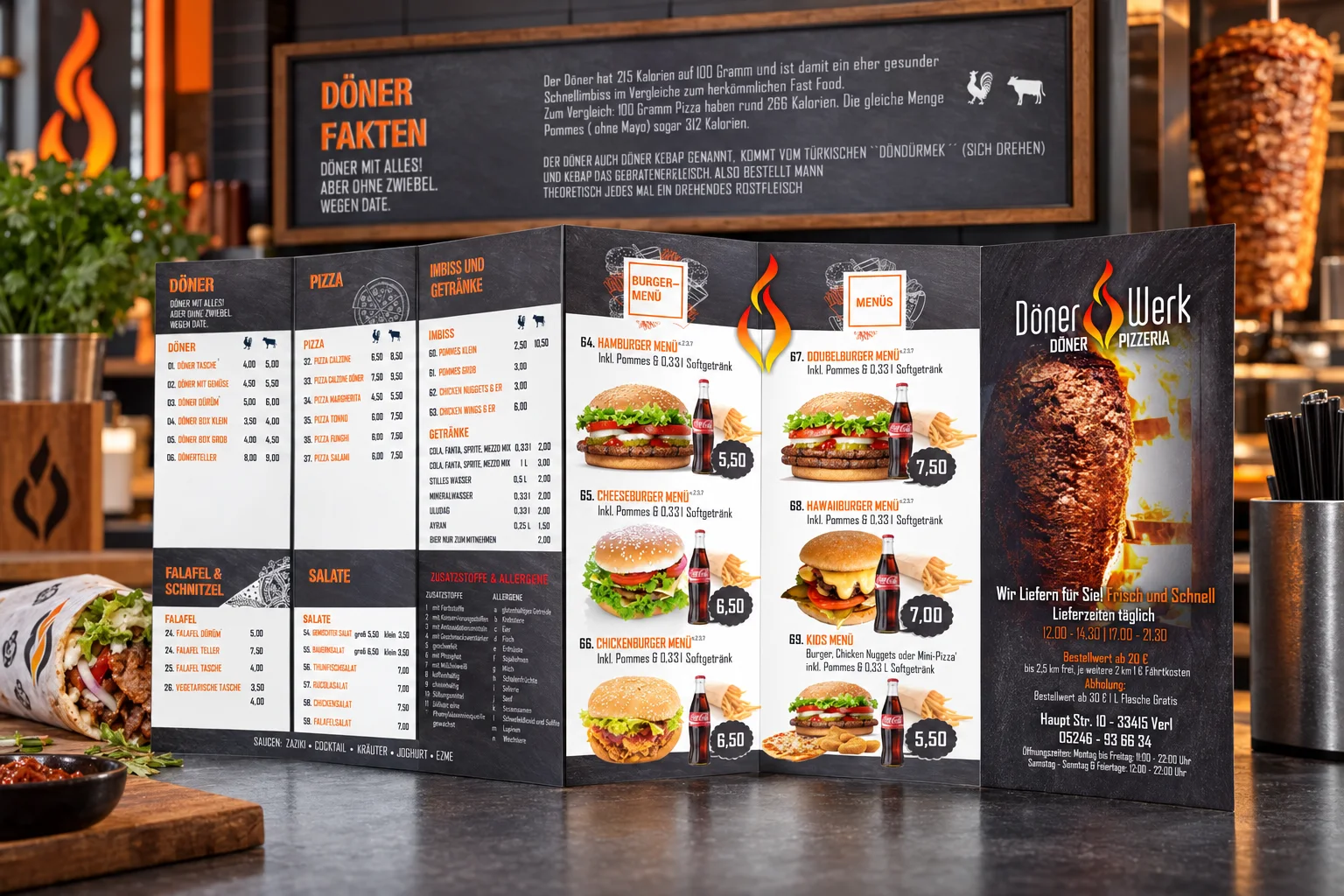 Döner Werk · Basılı işler, Mekân & fuar