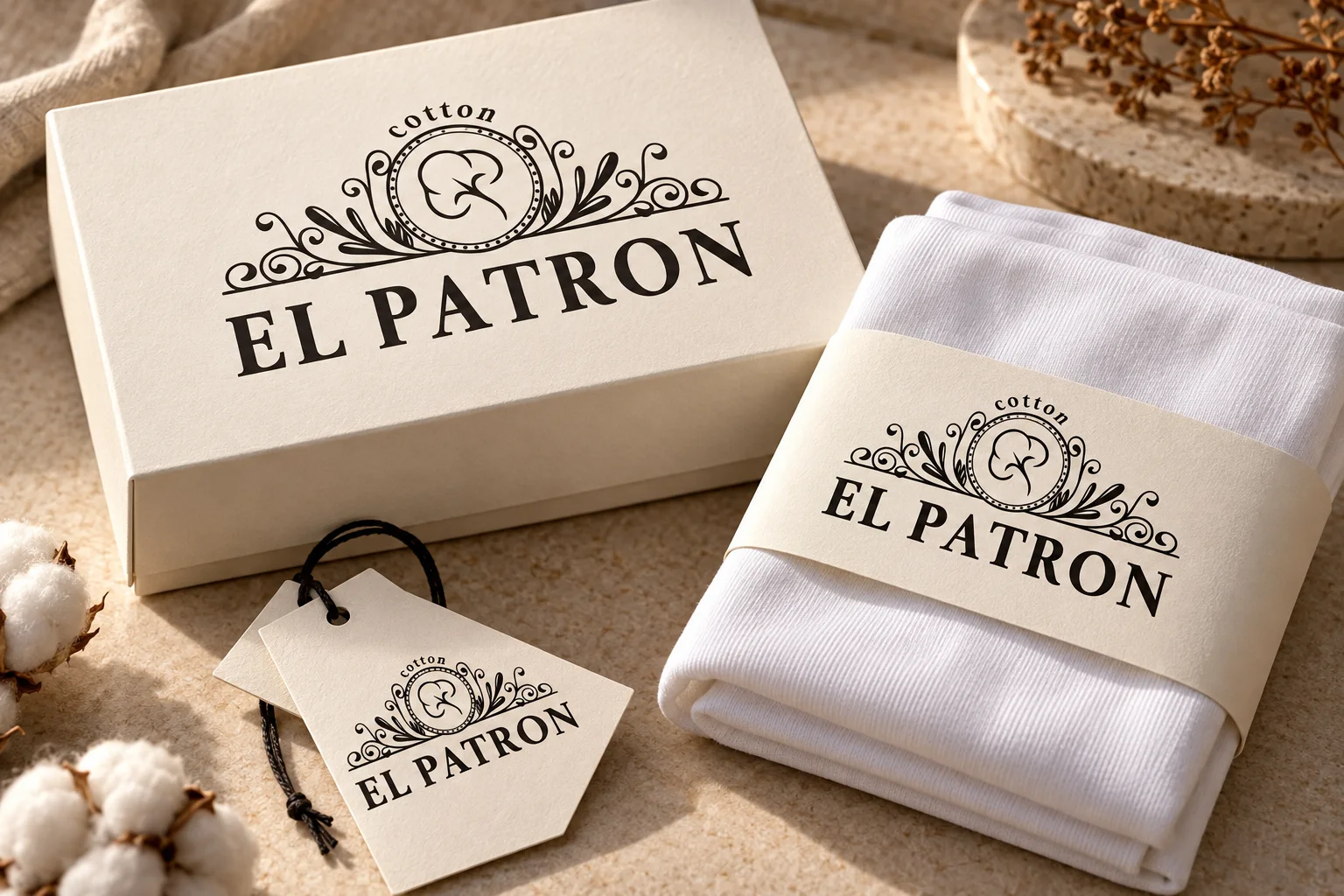 El Patron Cotton · Marka kimliği, Basılı işler