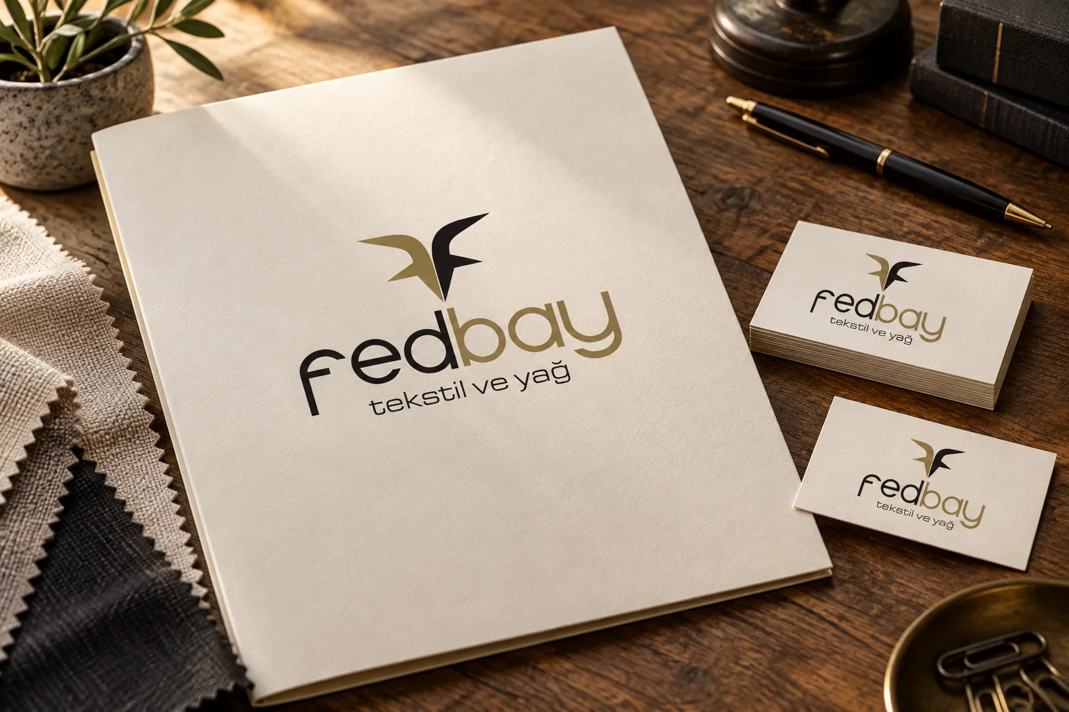 Fedbay · Marka kimliği, Basılı işler