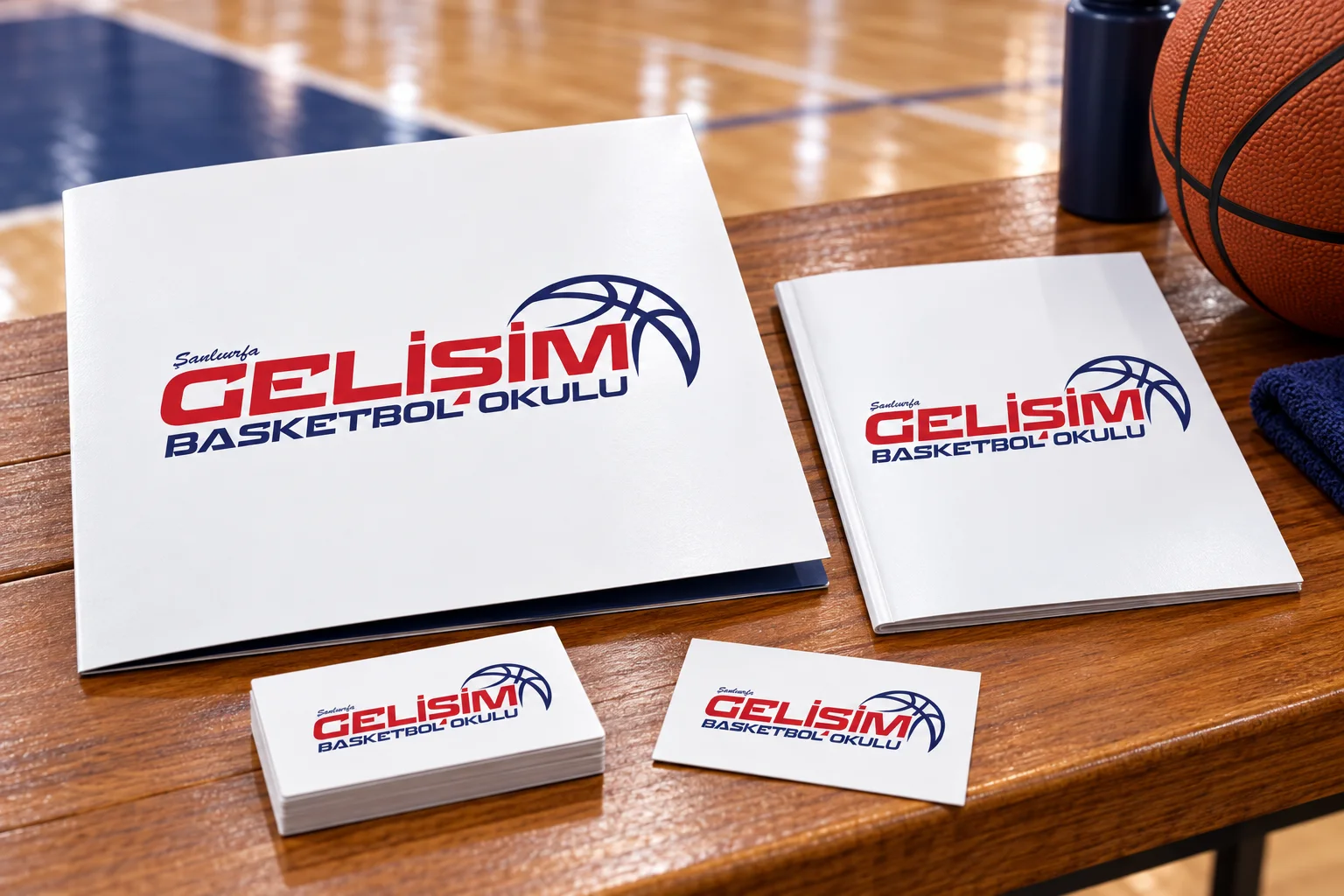 Gelişim Basketbol Okulu · Marka kimliği, Basılı işler