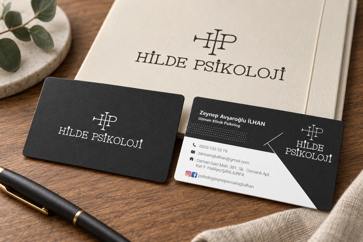 Hilde Psikoloji · Marka kimliği, Basılı işler
