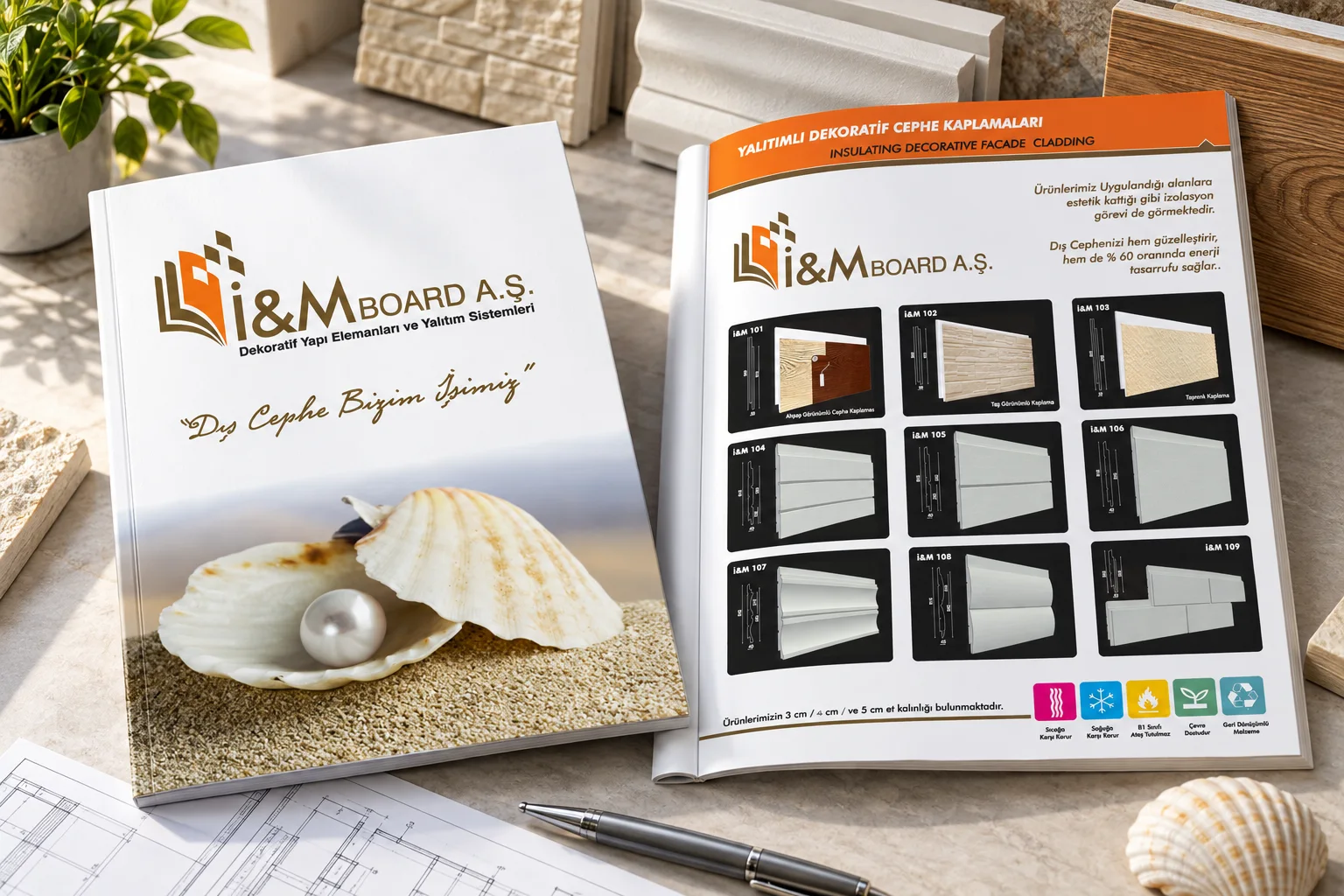 I&M Board · Marka kimliği, Basılı işler