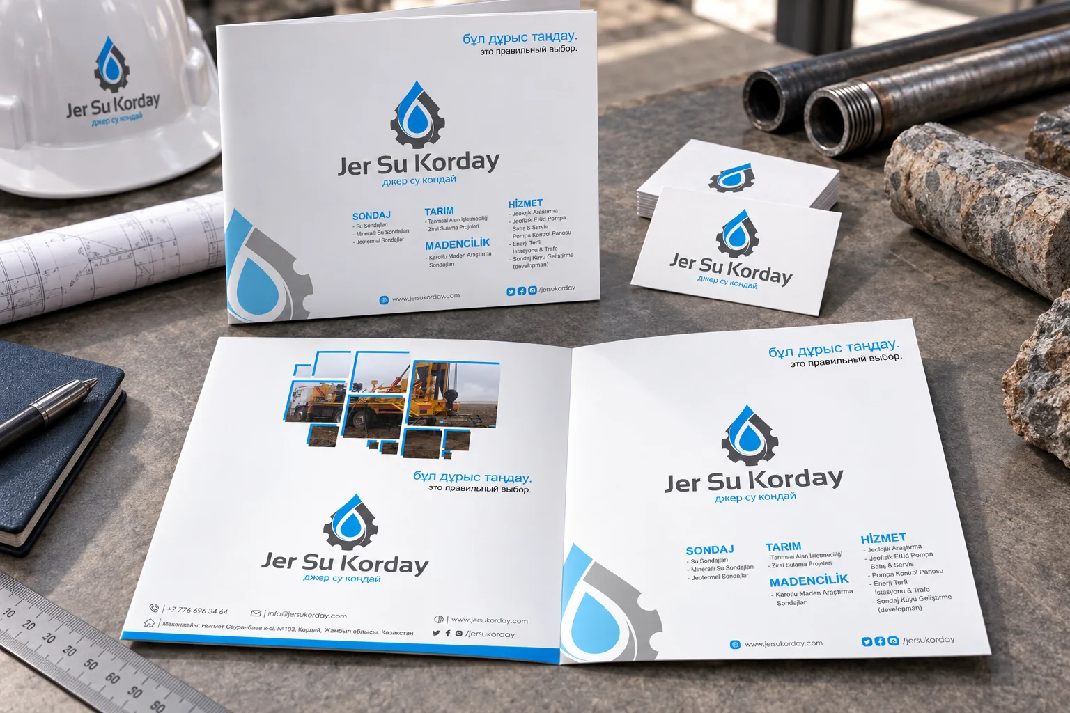 Jer Su Korday · Marka kimliği, Basılı işler