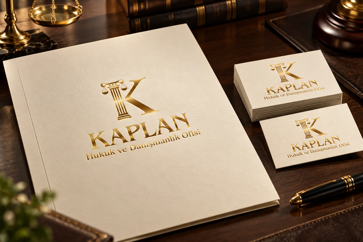 Kaplan Hukuk · Marka kimliği, Basılı işler