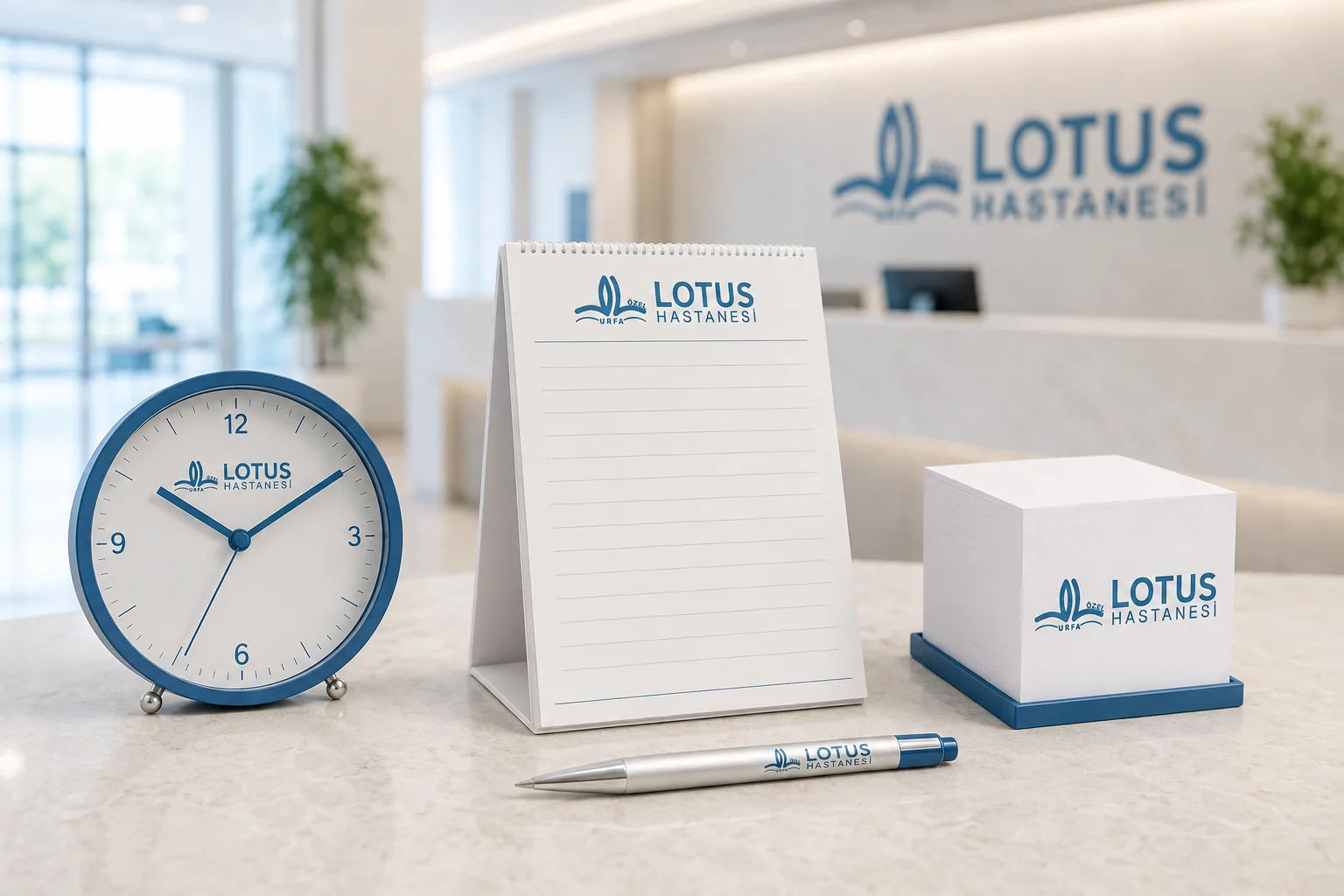 Lotus Hastanesi · Marka kimliği, Basılı işler, Promosyon