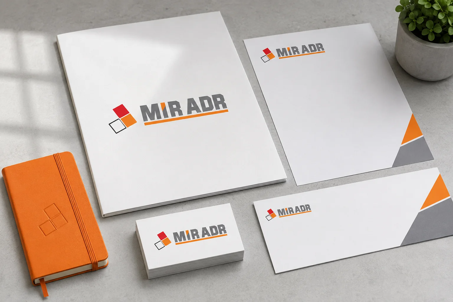 MirADR · Marka kimliği, Basılı işler, Promosyon
