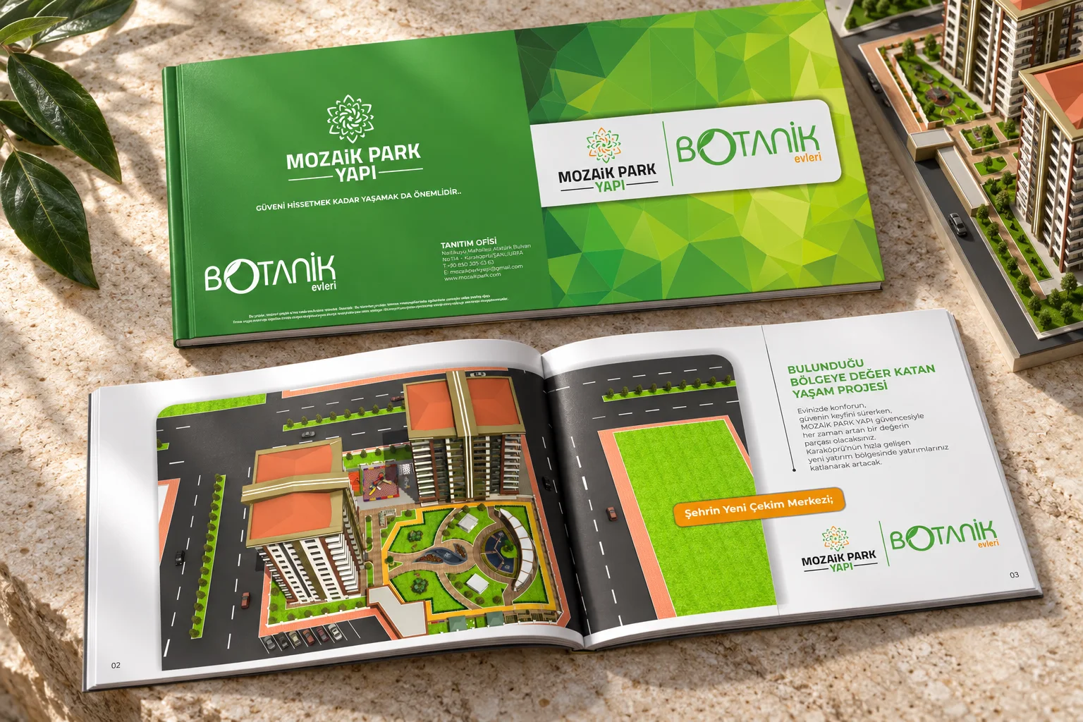 Mozaik Park Yapı · Marka kimliği, Basılı işler