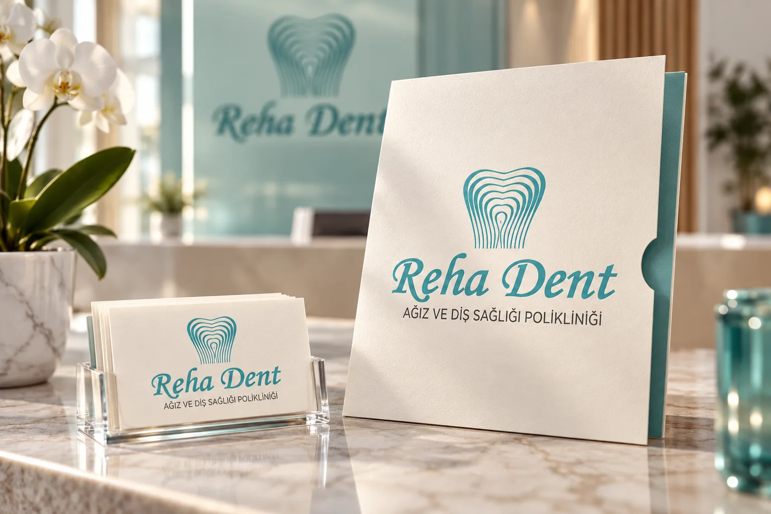 Reha Dent · Marka kimliği, Basılı işler
