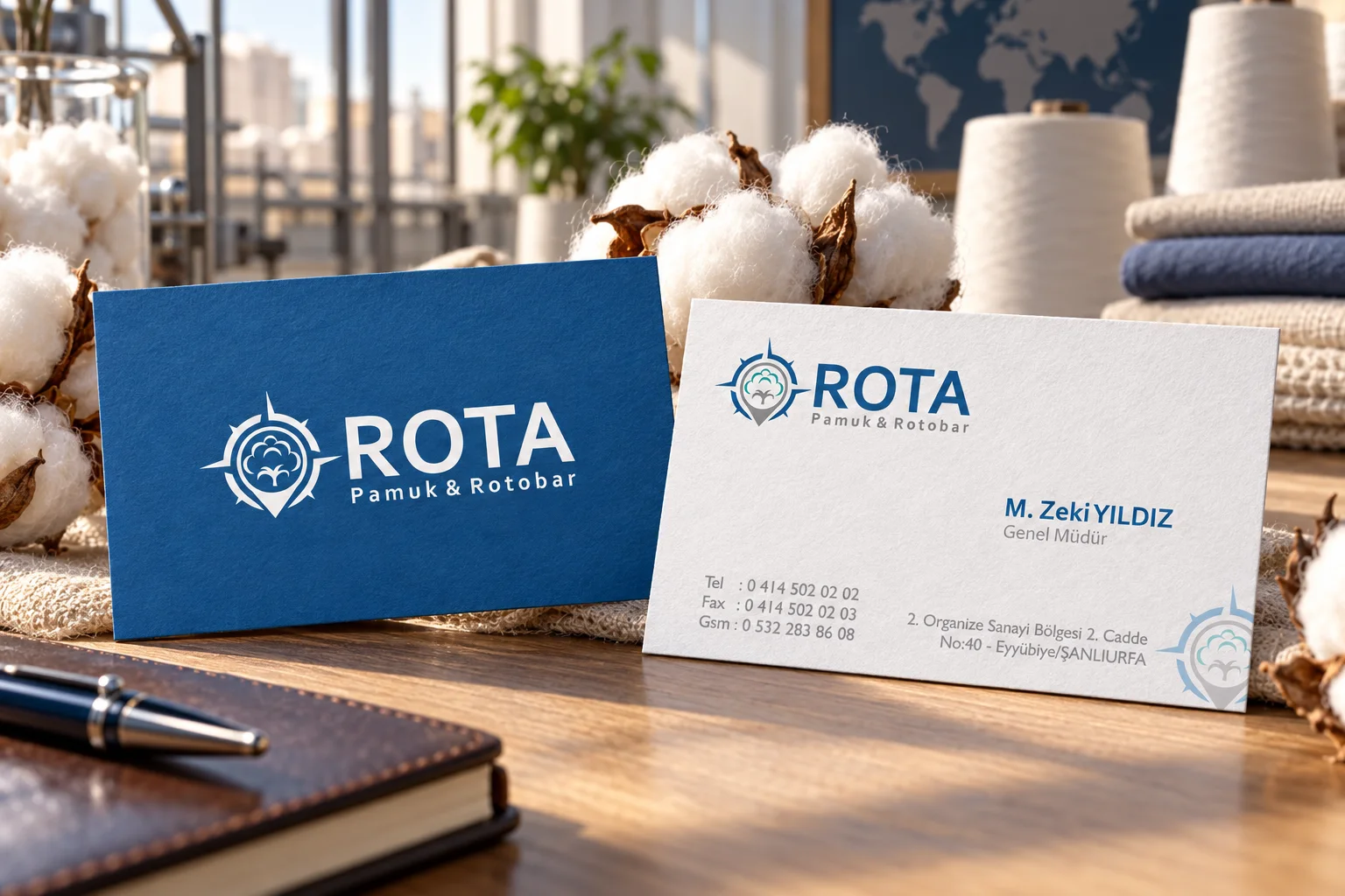 Rota Pamuk & Rotobar · Marka kimliği, Basılı işler
