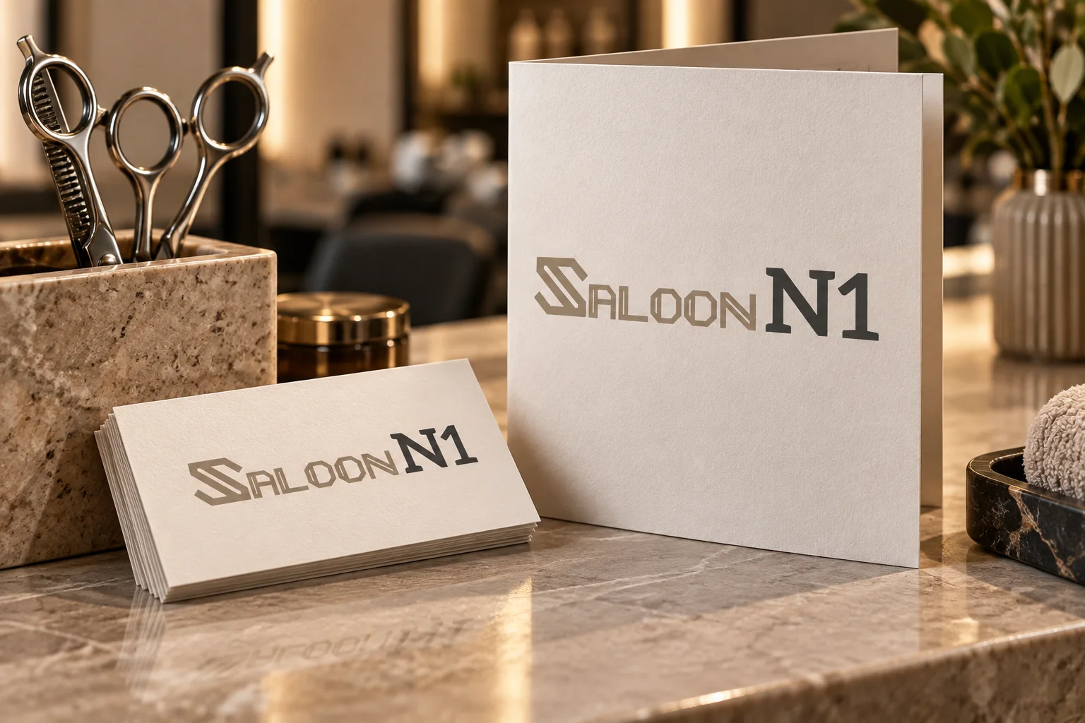 Saloon N1 · Marka kimliği, Basılı işler