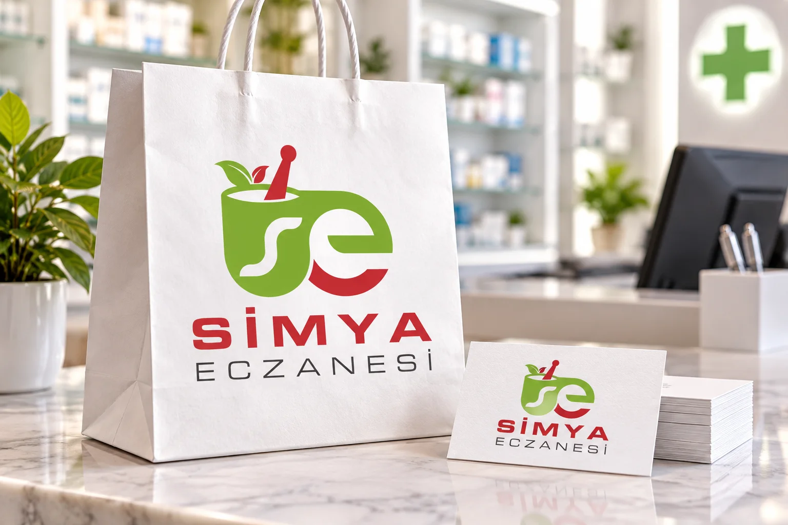 Simya Eczanesi · Marka kimliği, Basılı işler